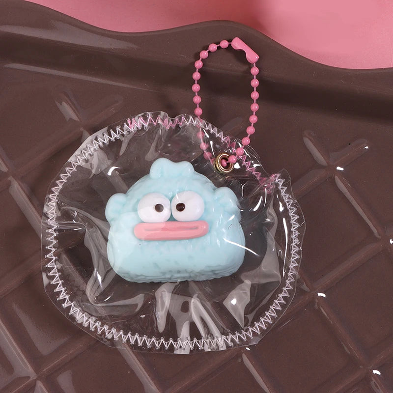 Sanrio HelloKitty Squeeze Toy Pendant Antistress Ruduce Stress Pinching Kuromi Mymelody Soft Relief Relax Toys Cartoon Ornament