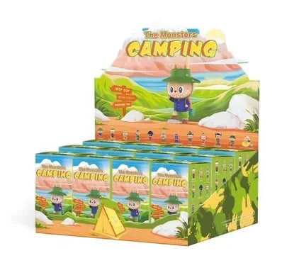Pop Mart Labubu Elf Wilderness Travel Series Camping Confirmed Guess Bag Caja Ciega Toy Cartoon Animals for Girls Gift