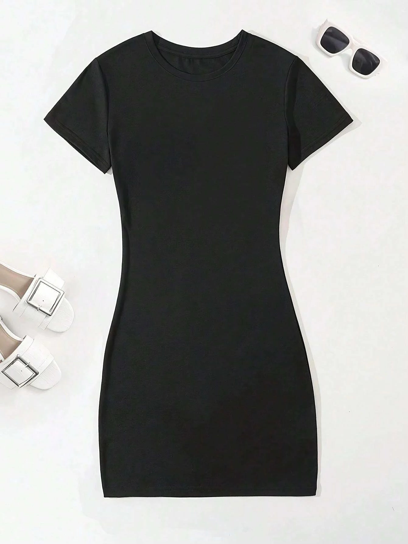 Summer Dresses 23 printed slim-fit A-line shirt dress Casual women's dresses half-length Short Evening dresses women clothes
