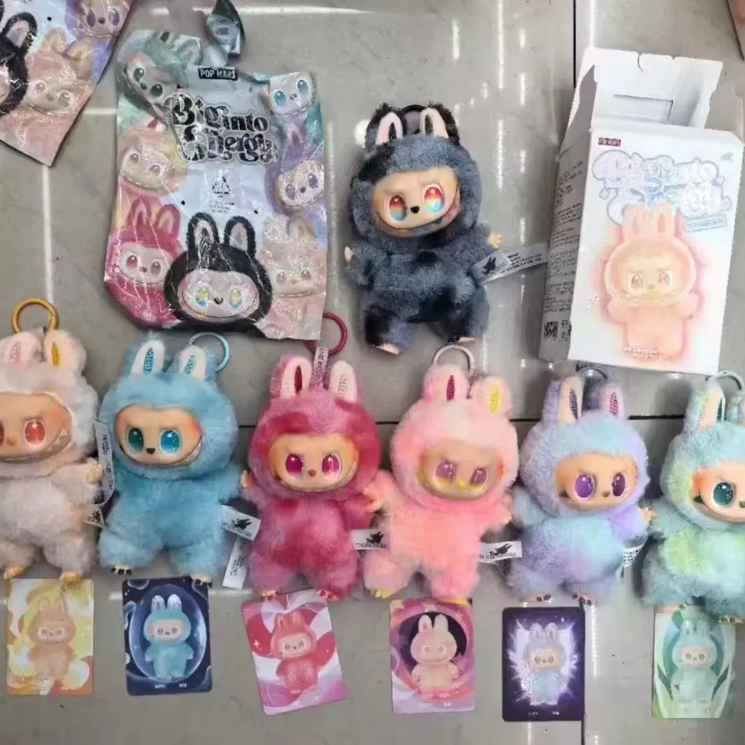 High-quality cloth third generation colorful plush pendant bubble mat blind box cross-border explosive doll