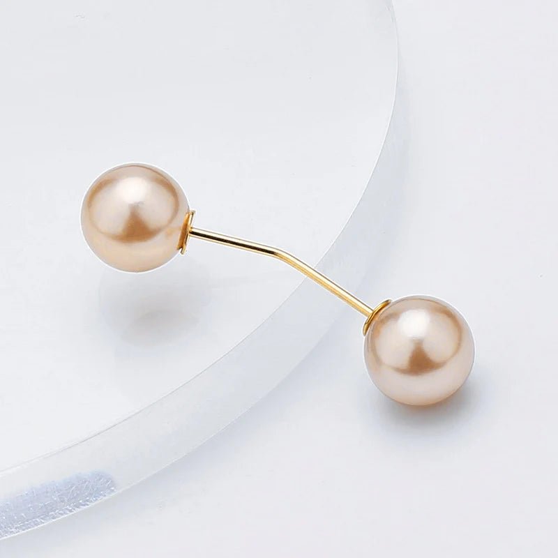 Lapel Pin Women Simulated-Pearl Pendant Pins Crystal Rhinestone Brooch For Woman Scarf Buckle Clips Hat Clothes Multipurpose Pin