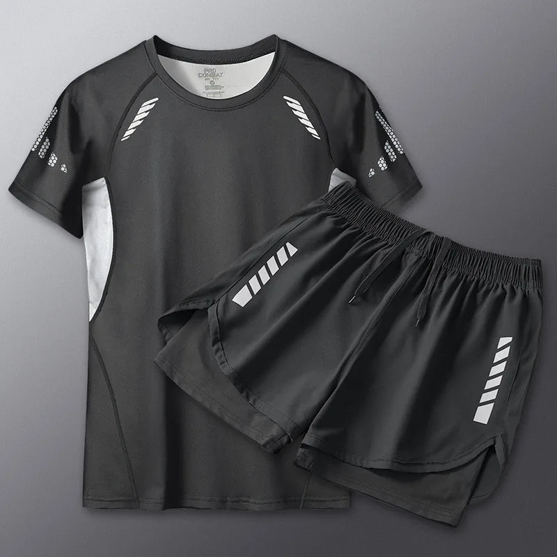 2025 Summer Men's 1-2 Piece Suits Separates Swimsuit Set Anti Embarrassment Swimming Trunks Surfing Beach Wear Sports Clothes