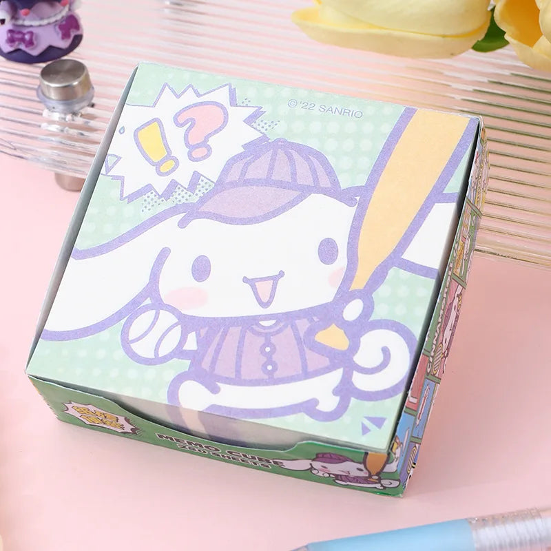 250 Pieces of Sanrio Creative Cute Kuromi Cinnamon Dog Family Sticky Notes Ins Girls Cartoon High-value Hand Note Stickers