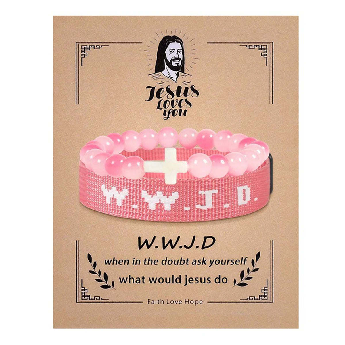 Harong WWJD Adjustable Colorful Bracelets What Wound Jesus Do Bracelets Inspirational Christian Jewelry Gifts for Women Men