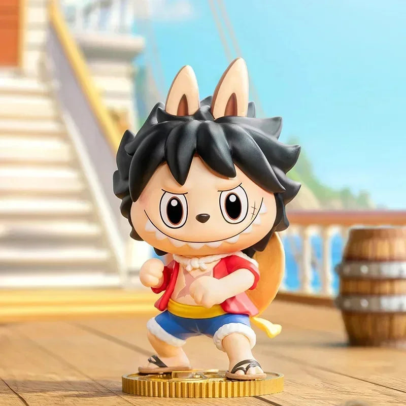 POP MART LABUBU THE MONSTERS x One Piece Series Blind Box Toys Mystery Box Mistery Action Figure Surprise Model Birthday Gift