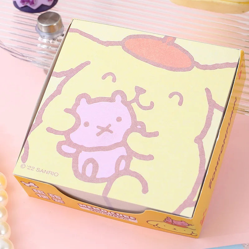 250 Pieces of Sanrio Creative Cute Kuromi Cinnamon Dog Family Sticky Notes Ins Girls Cartoon High-value Hand Note Stickers