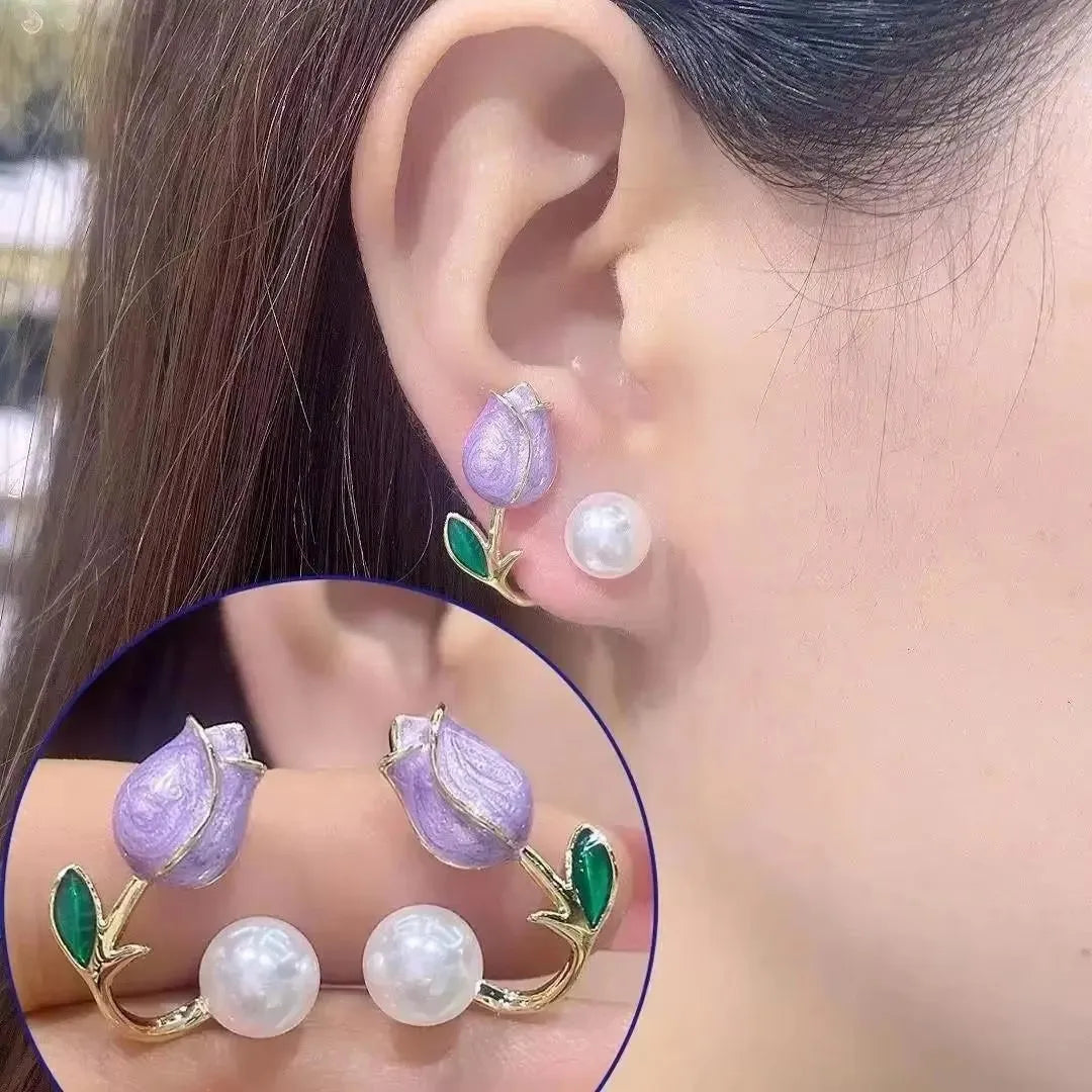 925 Silver Needle Korean Fashion Zircon Geometric Earrings For Women Jewelry 2025 Trending Luxury Crystal Cross Stud Earrings