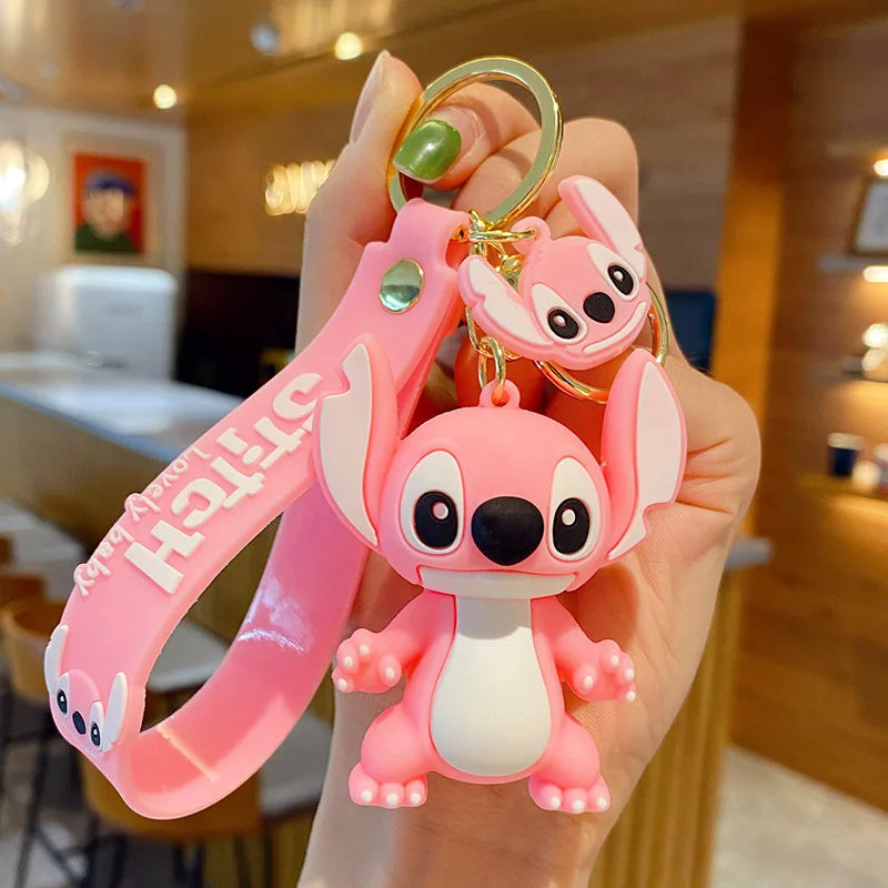 New Kawaii Anime Disney Keychain Toy Story Personalized Variety of Cartoon Doll Keyring Key Chain Car Pendant Kids Toys Gifts