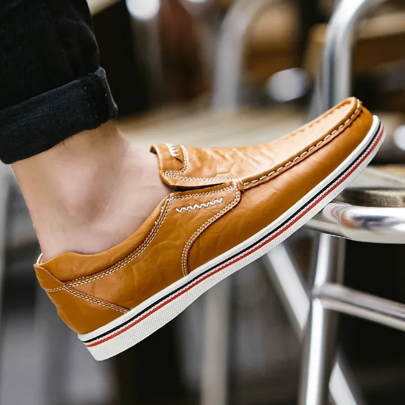 Flats Moccasins Men Loafers Party Driving Loafers Male Genuine Leather Business Office Shoe Leather Men's Casual Shoes