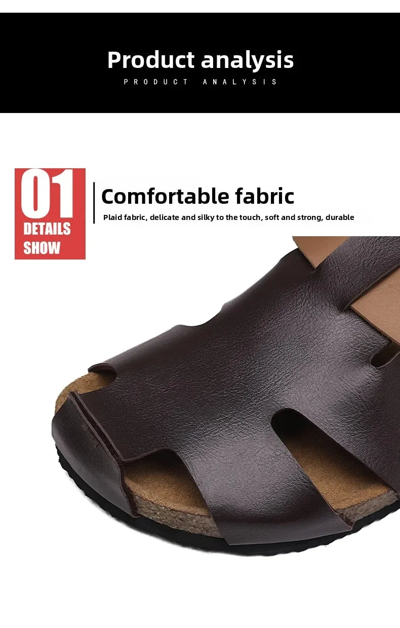 Fashion designer sandals for men-High quality beach shoes comfy non-slip slides luxury slippers free shipping