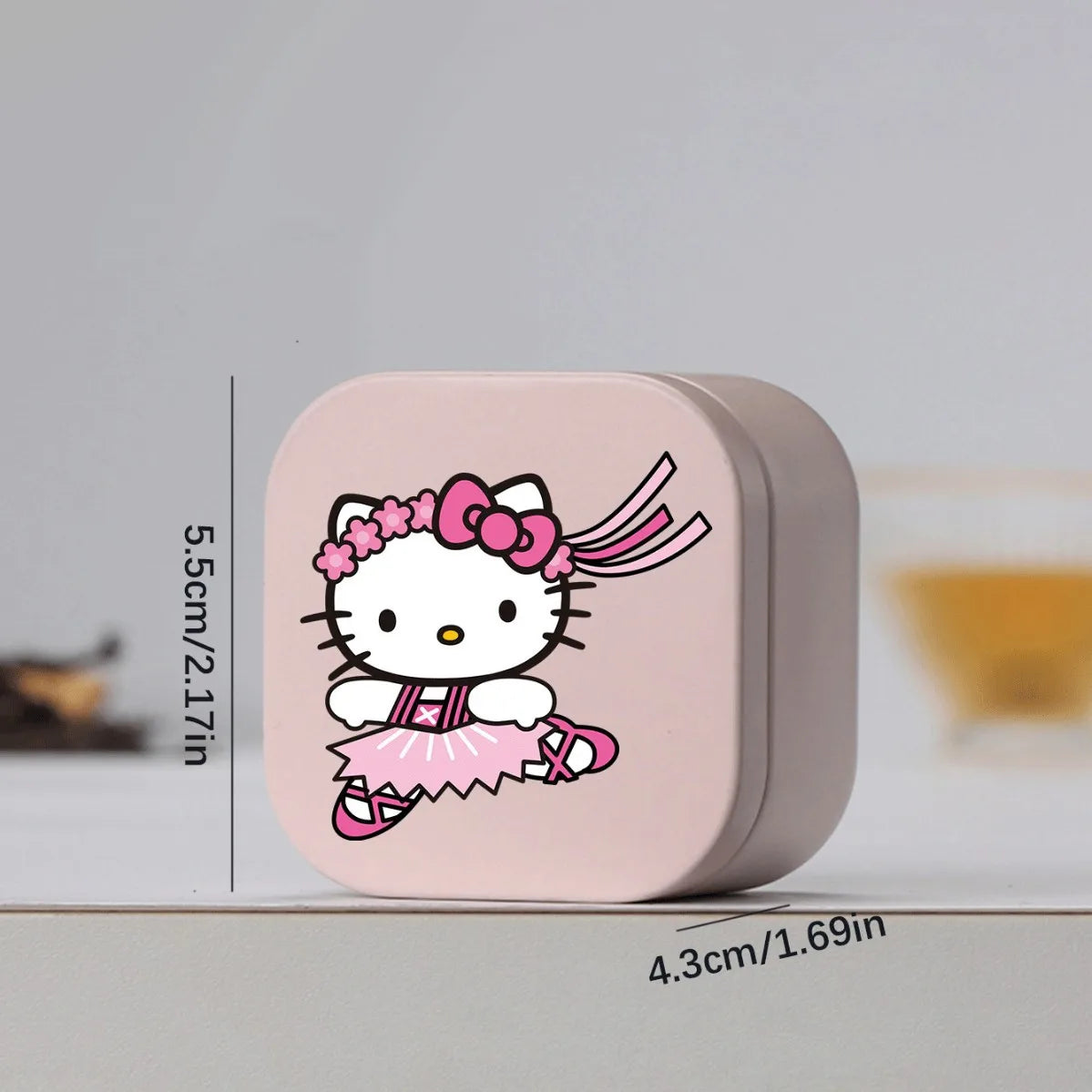 Anime Sanrio Hello Kitty Kuromi Square Metal Storage Box Cinnamoroll Storage Boxes for Organizing Birthday Christmas Gifts