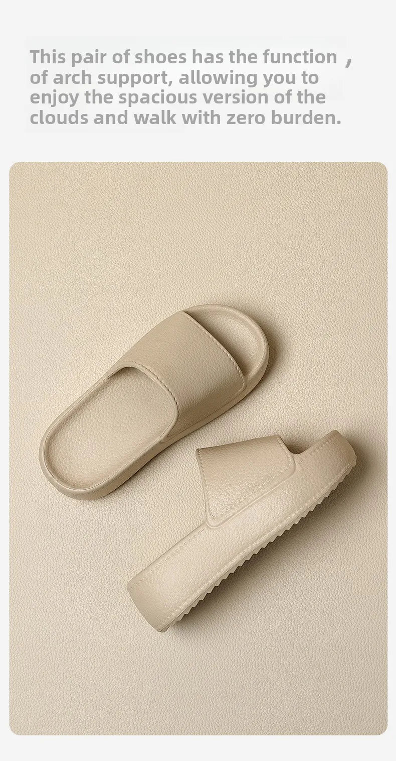 Women's Slippers for Summer Outdoor Wear, Non-slip, Thick-soled To Make You Look Taller, Cool Slippers for Home and Indoor Use