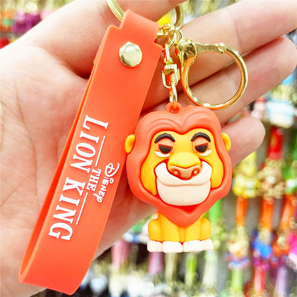 New Kawaii Anime Disney Keychain Toy Story Personalized Variety of Cartoon Doll Keyring Key Chain Car Pendant Kids Toys Gifts