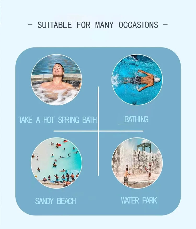 Men's swimsuit full body sun protection long sleeve short sleeve pants Boys swim shorts long pants swim top surf snorkeling beac
