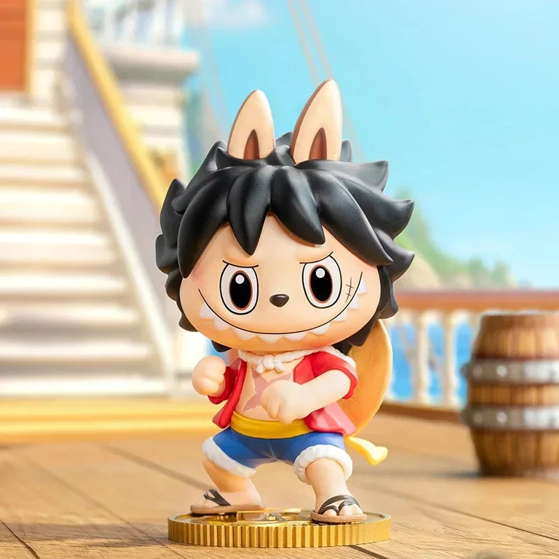 POP MART LABUBU THE MONSTERS x One Piece Series Blind Box Toys Mystery Box Mistery Action Figure Surprise Model Birthday Gift
