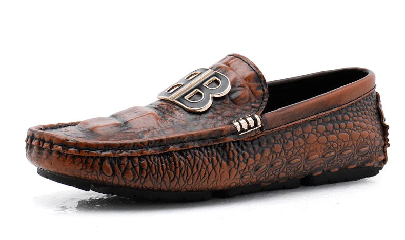 Loafers Men Men's Moccasins Slip-ons Casual Leather Luxury Shoes Designer Fashion Mocassin Homme Mocasines Hombre Autumn Loafer