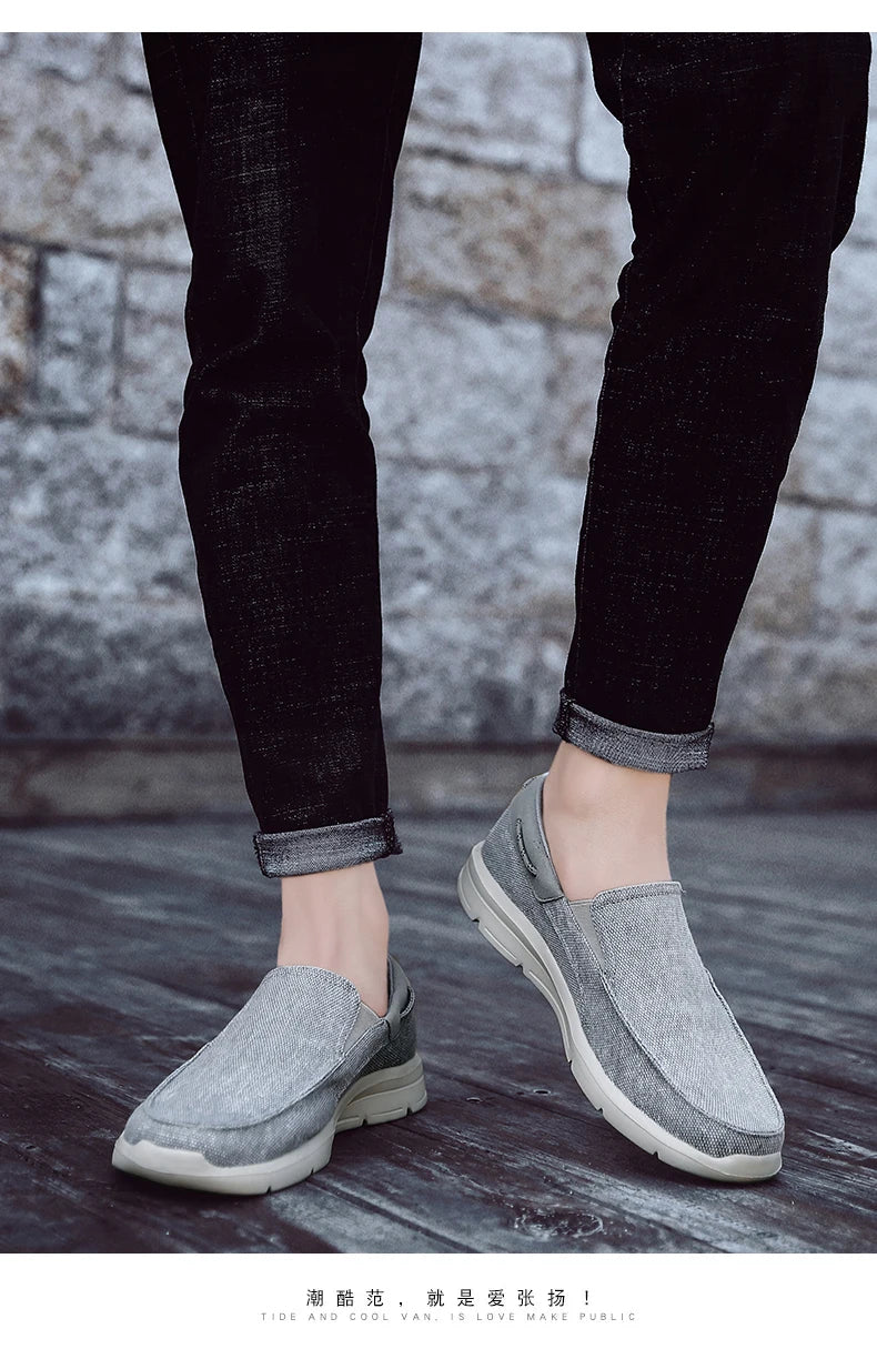 Loafers For Men Shoes Autumu New Men Canvas Shoes Classic Leisure Shoes Comfortable Breathable Sneakers For Men Loafers