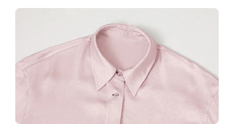 CHIC VEN Korean Women Shirt White Solid Pleated Side Slit Loose Long Sleeved Woman Blouses Female Tops Spring Summer 2025