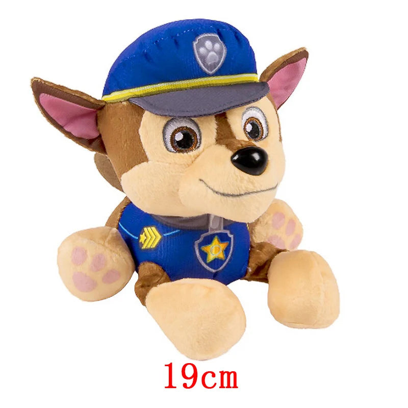 Paw Patrol Plush Toy Action Figure Ryder Marshal Zuma Everest Cartoon Model Two postures Plush Toy Children's Birthday Party Gif