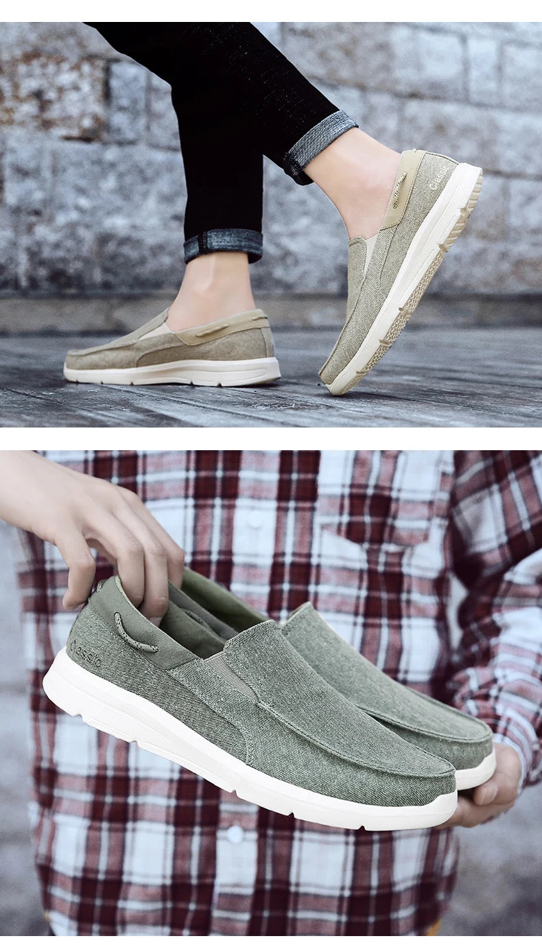 Loafers For Men Shoes Autumu New Men Canvas Shoes Classic Leisure Shoes Comfortable Breathable Sneakers For Men Loafers