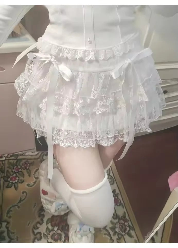 パンクY2Kスカート レディース服 ゴス セクシー ロパ エステティック ストライプ ハイウエスト レースリボン ミニスカート グランジ エモガール 2000年代 ショートスカート