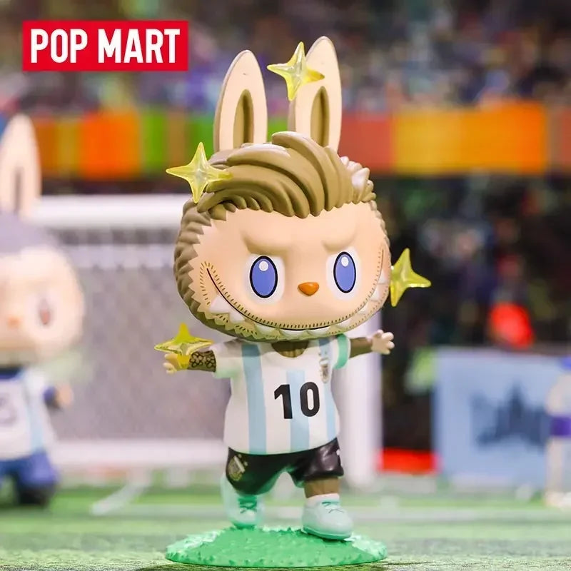POP MART LABUBU ASOCIACION DEL FUTBOL ARGENTINO Series Blind Box Toys Kawaii Anime Action Figure Surprise Mystery Box Dolls Gift
