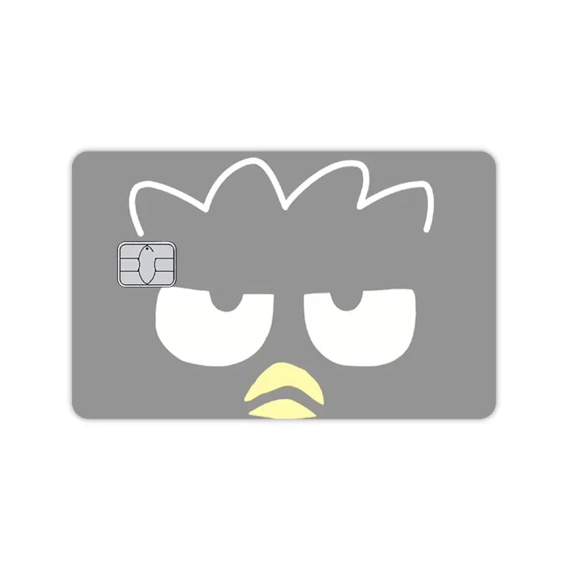 Sanrios Hello Kittys Kuromi Credit Card Skin Stickers for Bank Card Bus Anime Rilakkuma Metro Card Sticker Waterproof Girls Gift