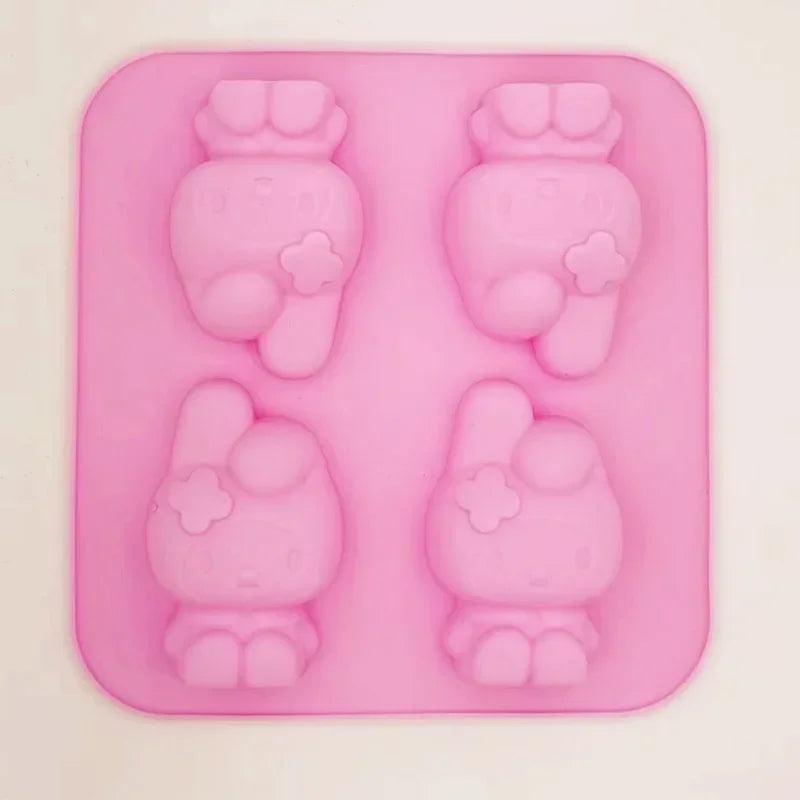sanrio daily necessities ice cube molds, anime cartoon Kuromi Cinnamoroll My Melody character creative shape kitchen tool molds