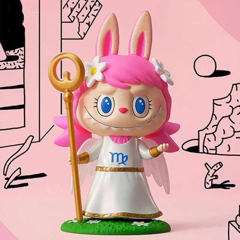 POP MART THE MONSTERS Constellation Series Labubu Zimomo Blind Box Surprise Box Original Action Figure Cartoon Model Mystery Box