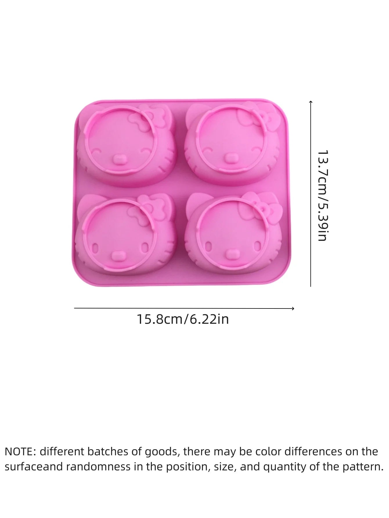 1pc HelloKittys My Melody Kuromi Cinnamoroll Silicone Baking Mold 4-Cavity Food Grade Flexible DIY Mold for Cake Chocolate De
