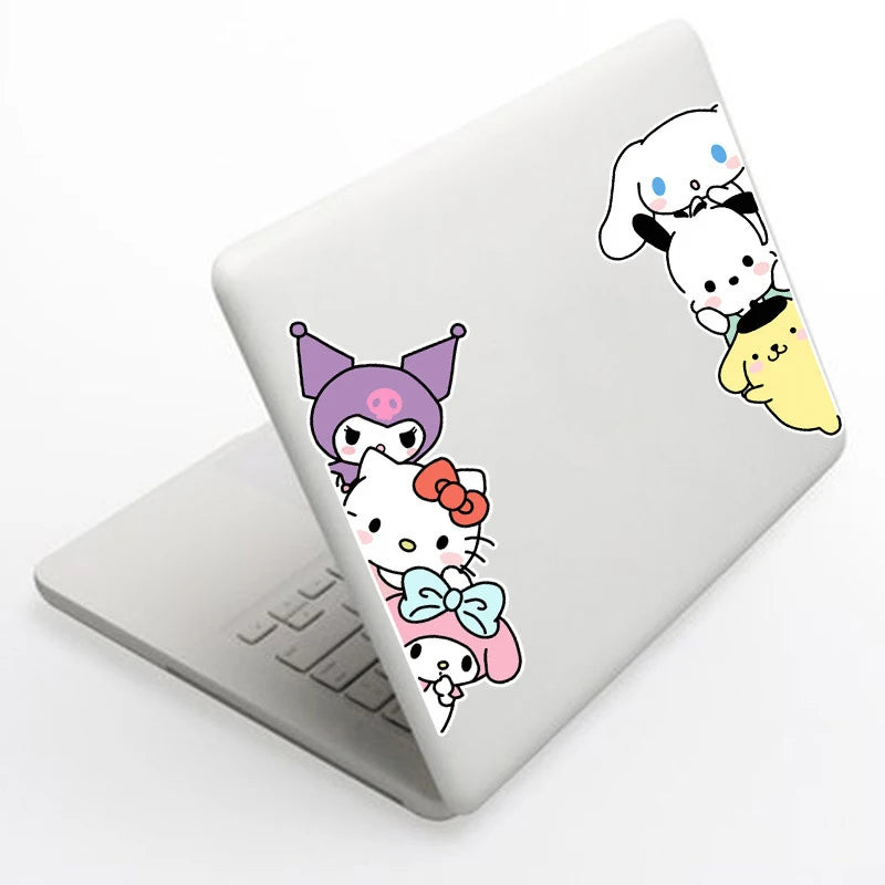 Sanrio Hello Kitty Car Sticker Car Handle Protective Film 3D Cute Car Door Stickers Waterproof Vinyl Decal Car Accessories Decor