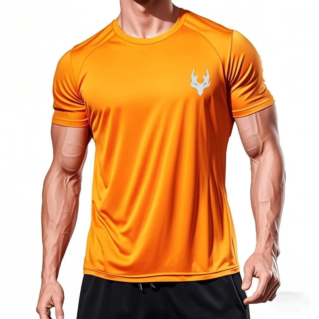 メンズ ランニングTシャツ 夏 スポーツ トップス Tシャツ ジャージ 男性用 フットボールウェア 速乾性 Tシャツ ジム フィットネス ワークアウト Tシャツ メンズ