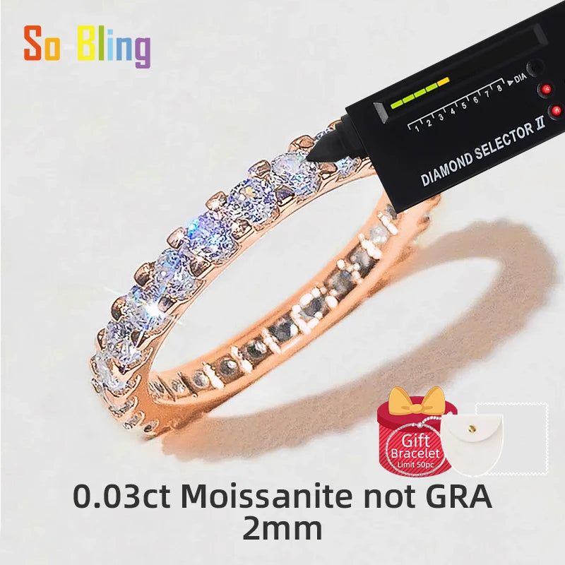 So-Bling S925 Sterling Silver Rings For Women Elegant Fine Cubic Zirconia Ring Bridal Wedding Engagement Women Trendy Jewelry