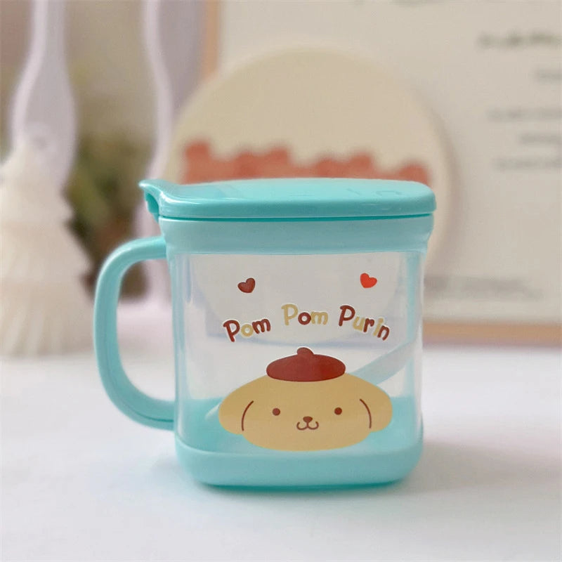 Sanrio Hello Kitty Kitchen Kuromi Melody Cinnamoroll Msg Salt Sugar Jar Seasoning Box Household Seasoning Jar Storage Box