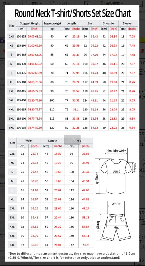 2025 Summer men Latest Polyester Unisex Gradient print Short Sleeve T-Shirt Shorts Set Adult Jogging 2 Piece Set men Clothing