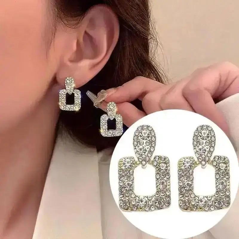 925 Silver Needle Korean Fashion Tassel Pearl Earrings For Women Jewelry 2025 Trending New Vintage Women's Pearl Drop Earrings