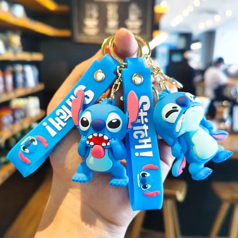 New Kawaii Anime Disney Keychain Toy Story Personalized Variety of Cartoon Doll Keyring Key Chain Car Pendant Kids Toys Gifts