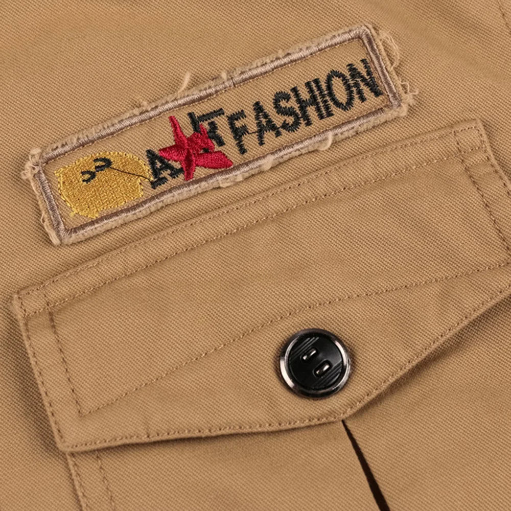 Men Winter Military Jackets Coats Multi-pocket Casual Cargo Jackets High Quality Male Cotton Winter Coats Warm Parkas Size 6XL