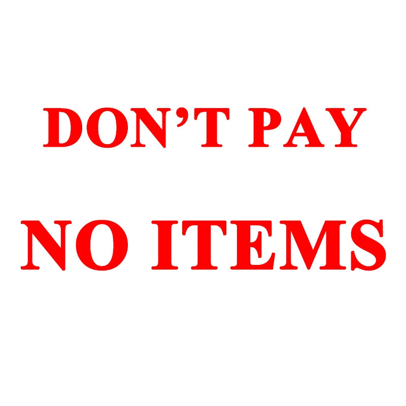 NO ITEM DO NOT PAY!!! After-sale ONLY!!