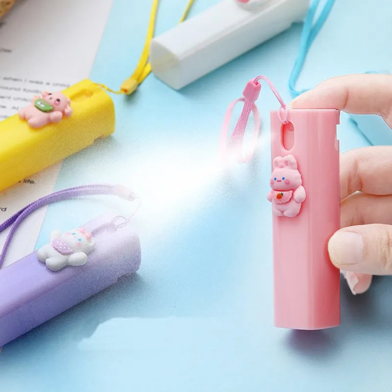 Kuromi Sanrio Spray Bottle Cartoon Anime Cinnamoroll Student Travel Portable Cosmetics My Melody Perfume Alcohol Press Bottled
