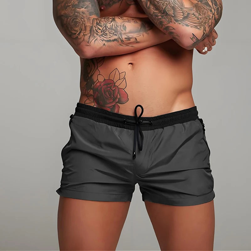 2025 New Mens Swimsuit Sexy Swimwear Men Swimming Shorts Men Briefs Beach Shorts Sports Suits Surf Board Shorts Men Swim Trunks