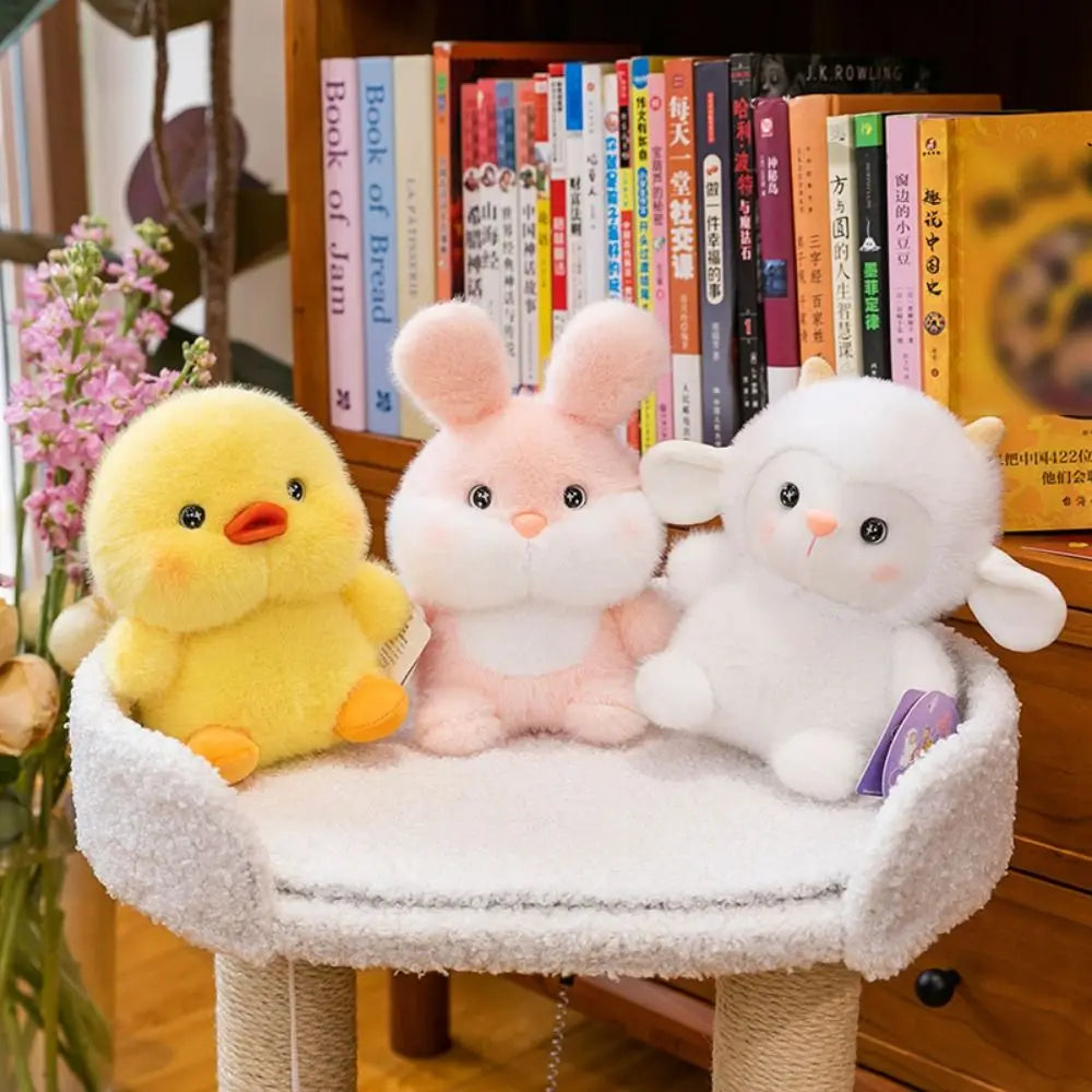 Kawaii 16cm Plush Companion Doll Plush Capybara Stuffed Animal Pillow Elephant Bear Animal Plush Toy Sleeping Gift