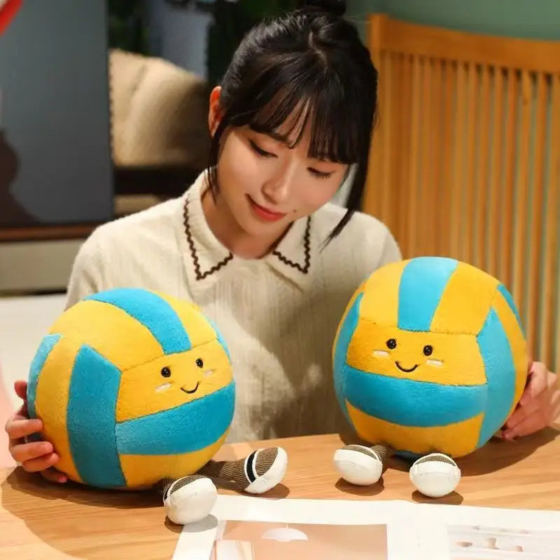 Jellycat バレーボール人形ぬいぐるみハンドメイド人形漫画アニメかわいい枕クッションホーム子供の誕生日プレゼント人形