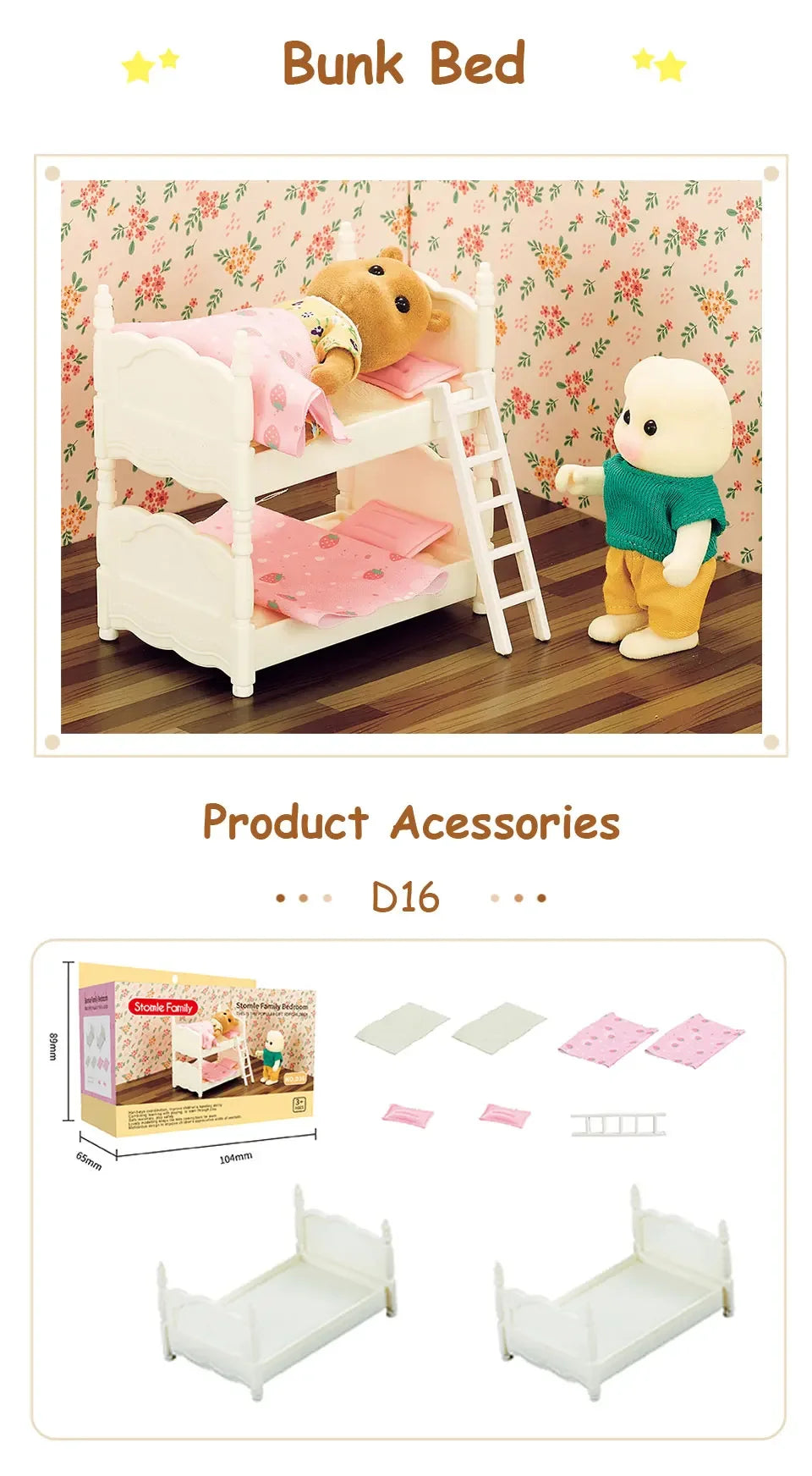 1:12 Miniature Furniture Forest Family Kitchen Toy Dining Table Dollhouse Accessories Bathroom Pretend Play For Girl Gifts Toys