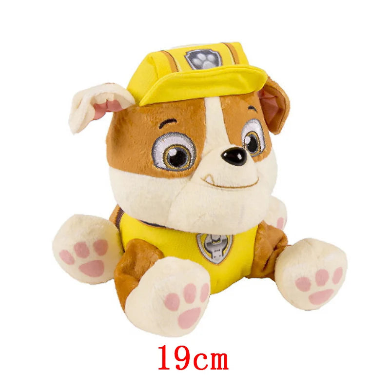 Paw Patrol Plush Toy Action Figure Ryder Marshal Zuma Everest Cartoon Model Two postures Plush Toy Children's Birthday Party Gif