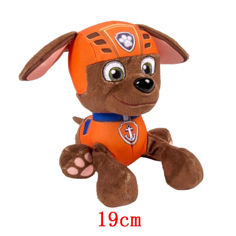 Paw Patrol Plush Toy Action Figure Ryder Marshal Zuma Everest Cartoon Model Two postures Plush Toy Children's Birthday Party Gif