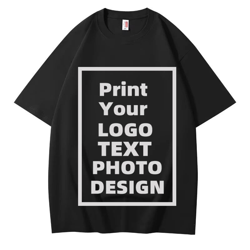 オーダーメイドのカスタムテキストネームTシャツ、独自のメッセージを追加 メンズコットンTシャツ、パーソナライズTシャツ、デザインをプリント メンズTシャツ トップス