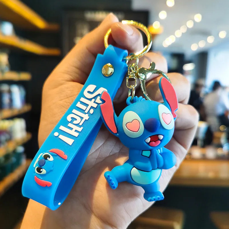 New Kawaii Anime Disney Keychain Toy Story Personalized Variety of Cartoon Doll Keyring Key Chain Car Pendant Kids Toys Gifts