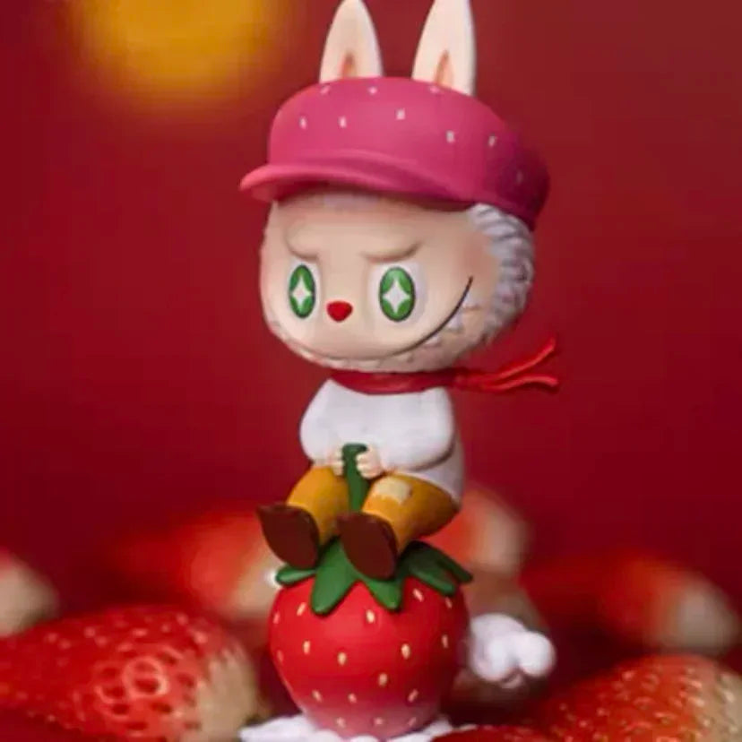 POP MART Labubu The Monsters Fruit Series Blind Box Toys Kawaii Anime Action Figure Surprise Mystery Box Dolls Girls Gift