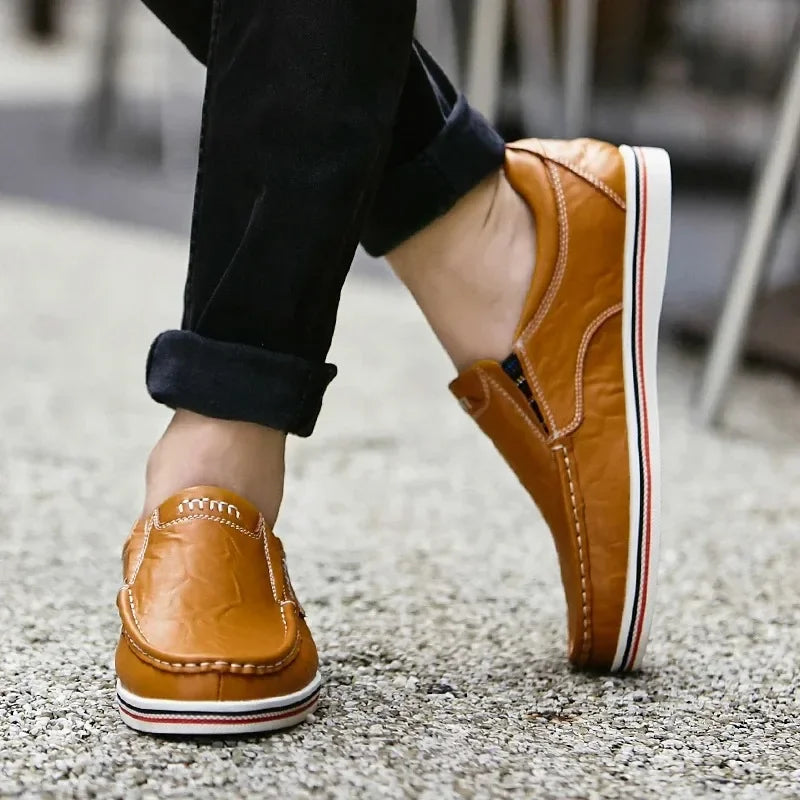Flats Moccasins Men Loafers Party Driving Loafers Male Genuine Leather Business Office Shoe Leather Men's Casual Shoes